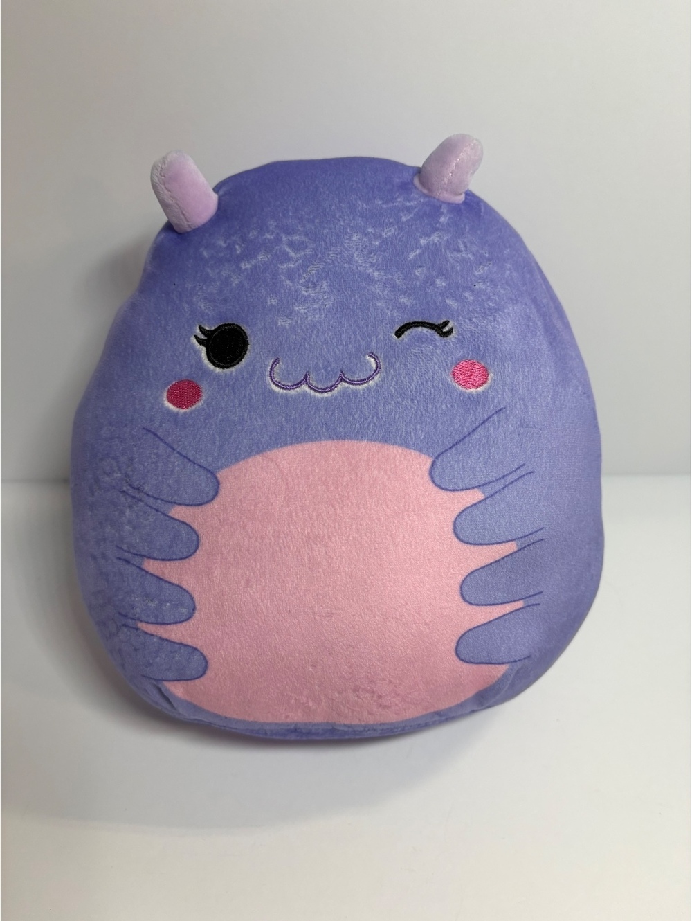 Original Squishmallows Purple Axolotl Plush 8” Pink Belly Stuffed Animal